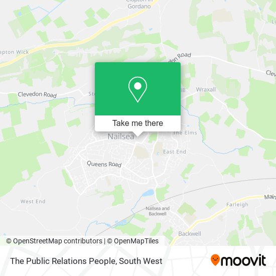 The Public Relations People map