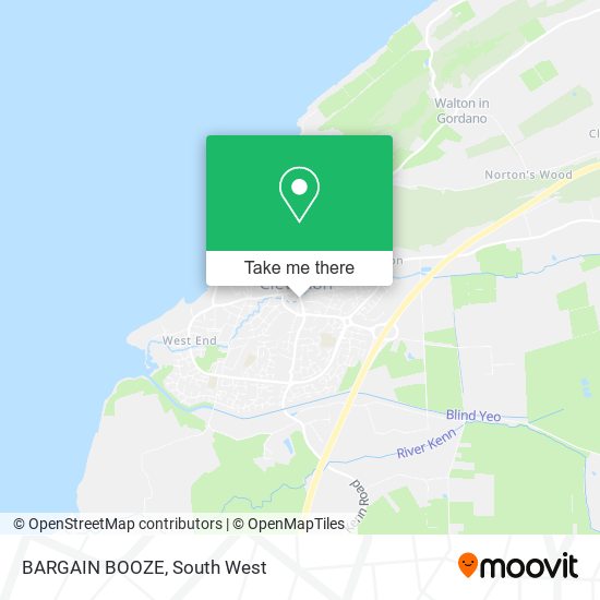 BARGAIN BOOZE map