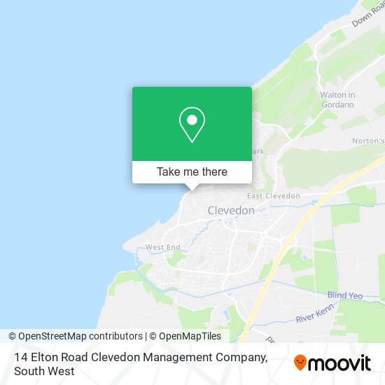 14 Elton Road Clevedon Management Company map