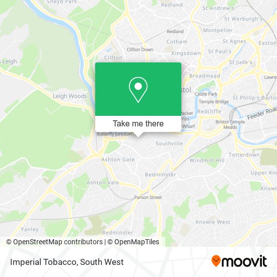 Imperial Tobacco map