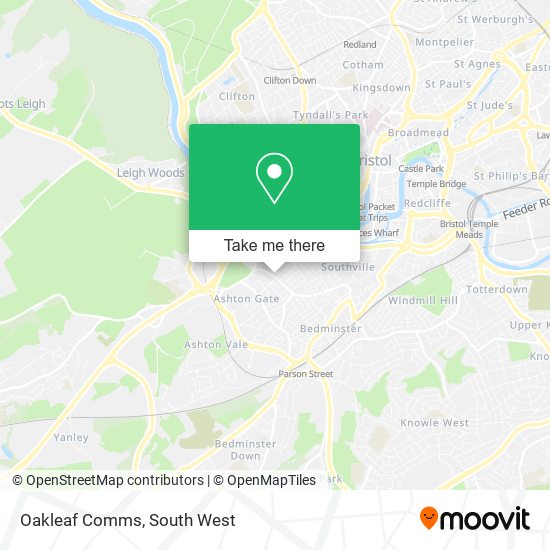 Oakleaf Comms map