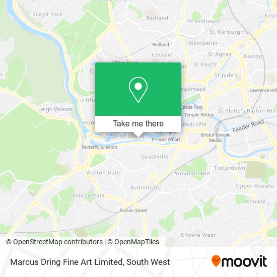 Marcus Dring Fine Art Limited map