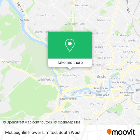 McLaughlin Flower Limited map