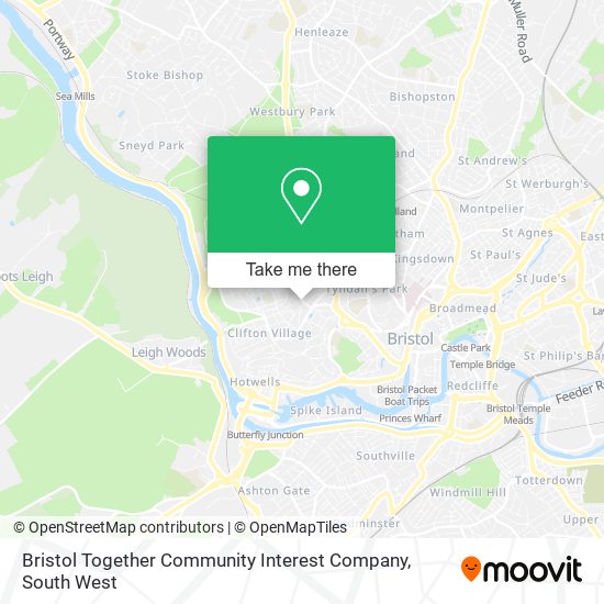 Bristol Together Community Interest Company map