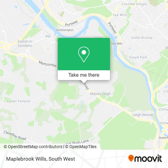Maplebrook Wills map