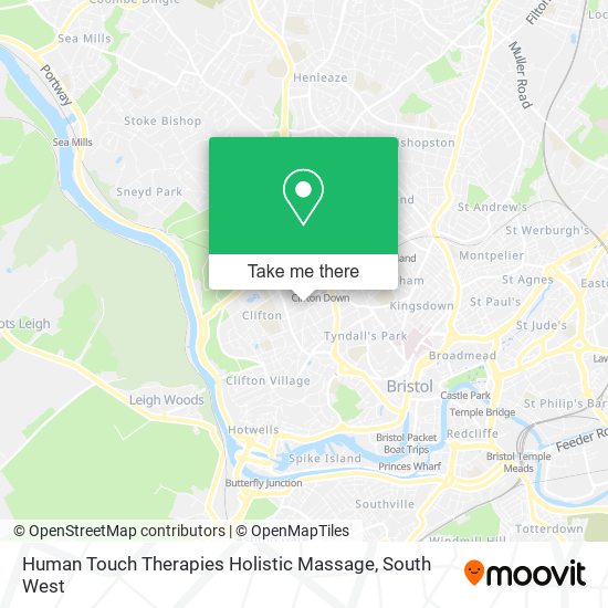 Human Touch Therapies Holistic Massage map