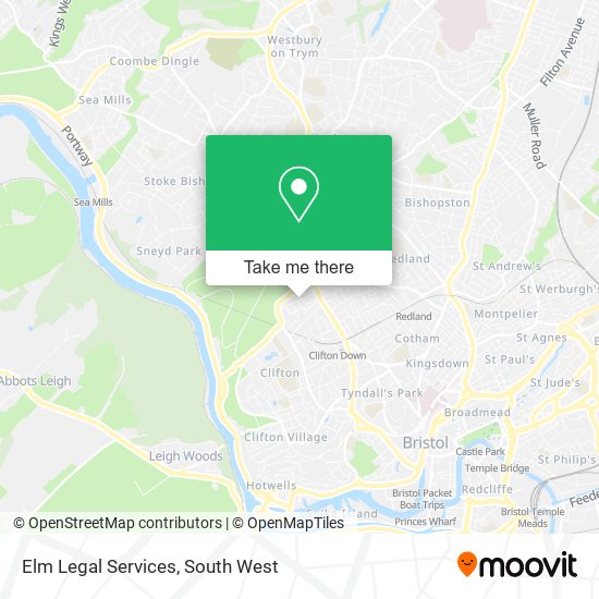 Elm Legal Services map