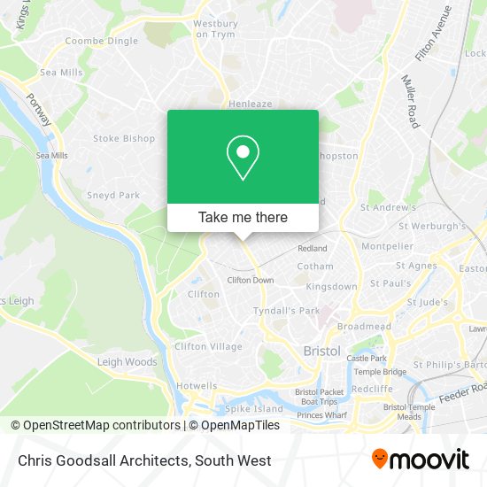 Chris Goodsall Architects map