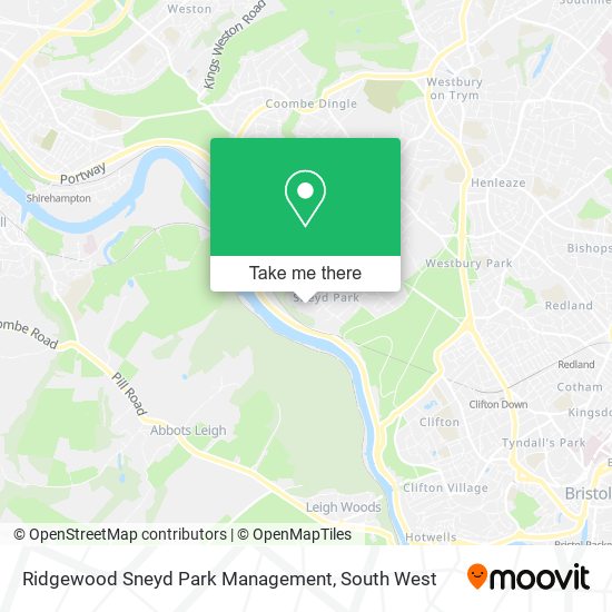 Ridgewood Sneyd Park Management map