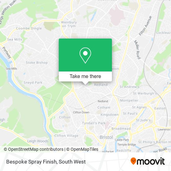 Bespoke Spray Finish map