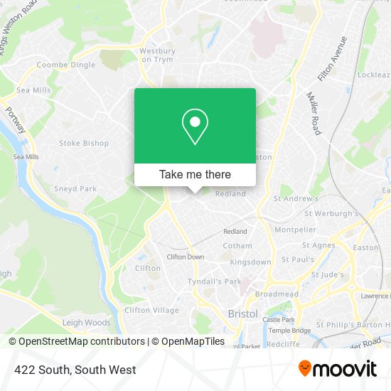 422 South map