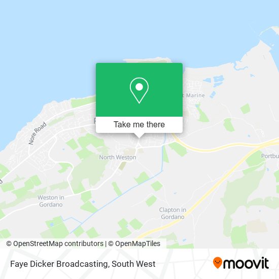Faye Dicker Broadcasting map