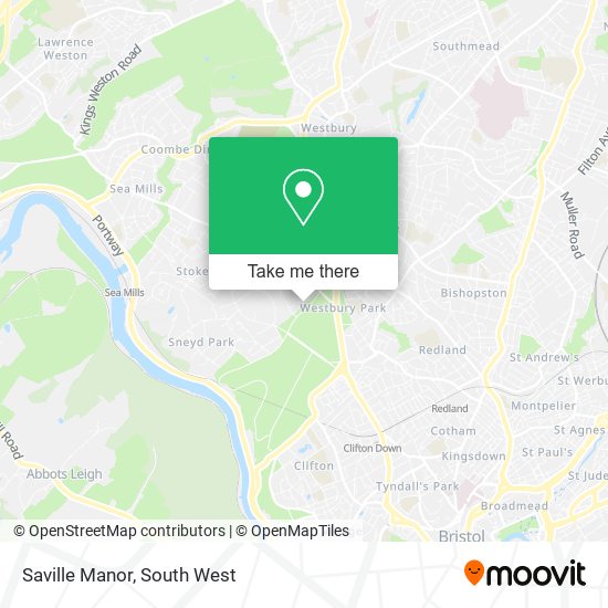 Saville Manor map