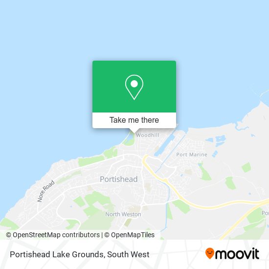 Portishead Lake Grounds map