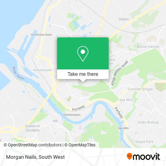 Morgan Nails map