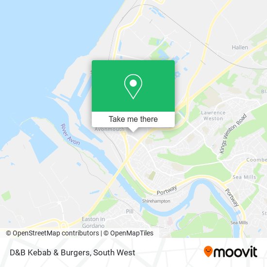 D&B Kebab & Burgers map