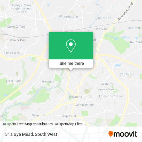 31a Bye Mead map