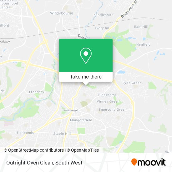 Outright Oven Clean map