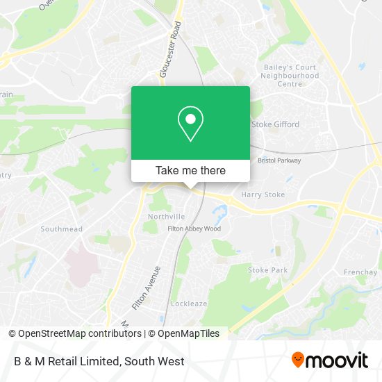 B & M Retail Limited map