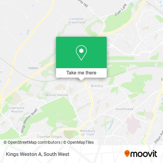 Kings Weston A map