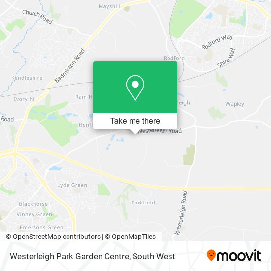 Westerleigh Park Garden Centre map