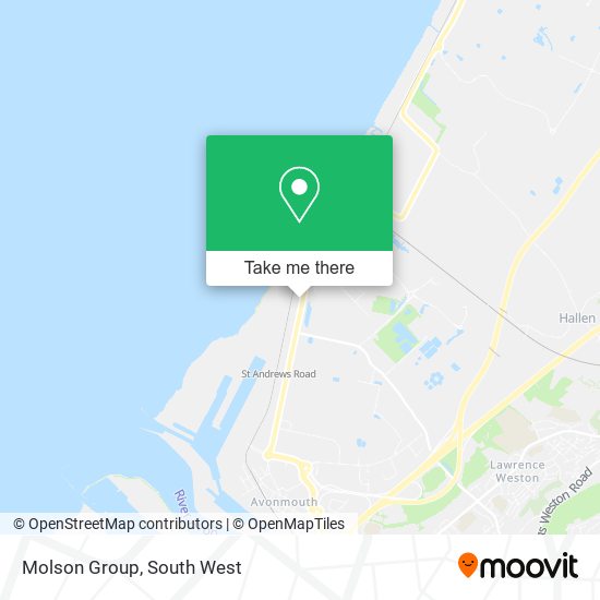 Molson Group map