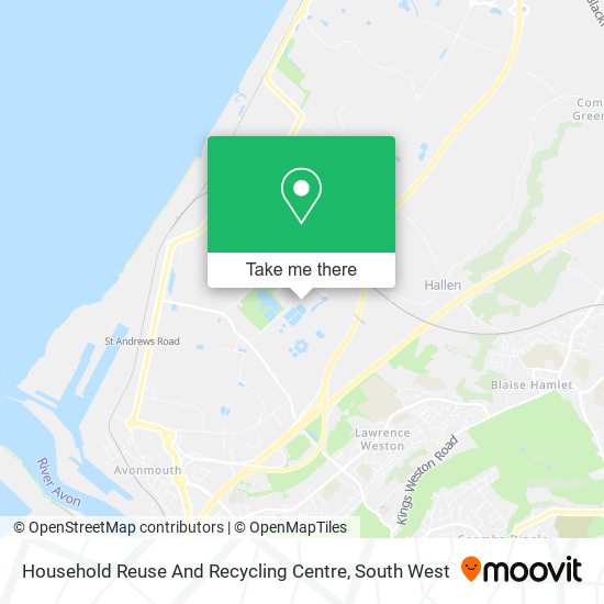 Household Reuse And Recycling Centre map