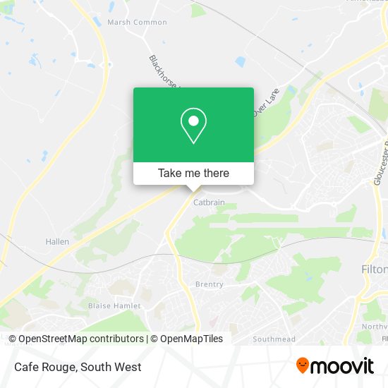 Cafe Rouge map