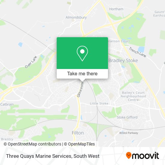 Three Quays Marine Services map