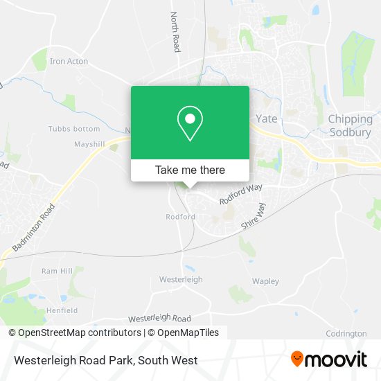 Westerleigh Road Park map