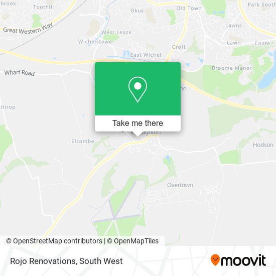 Rojo Renovations map