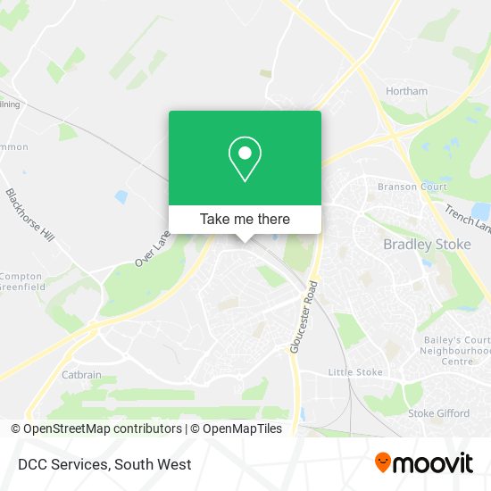 DCC Services map