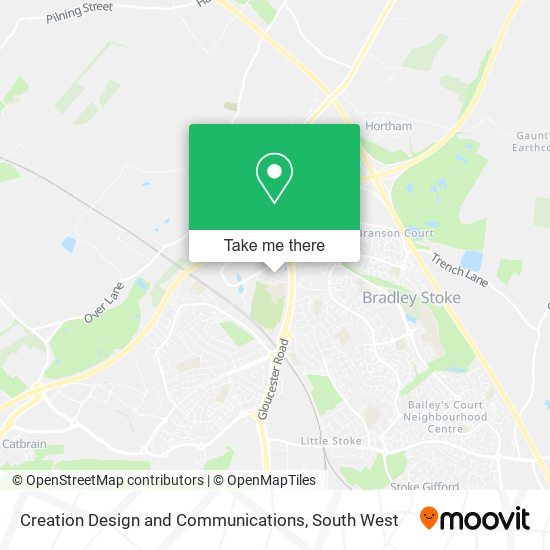 Creation Design and Communications map