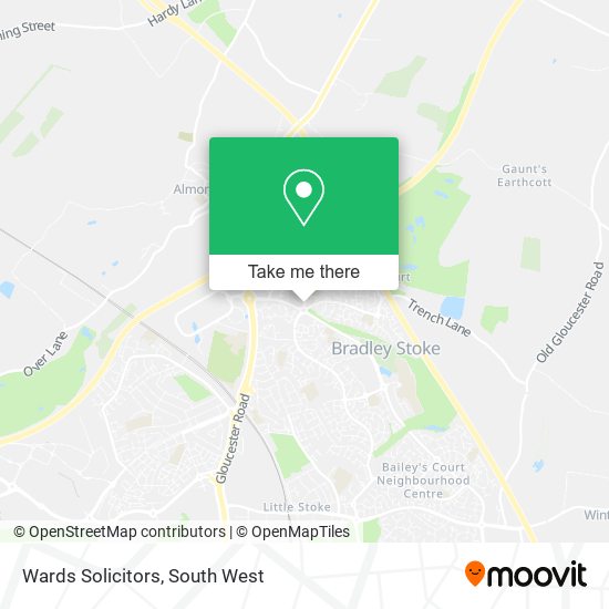 Wards Solicitors map