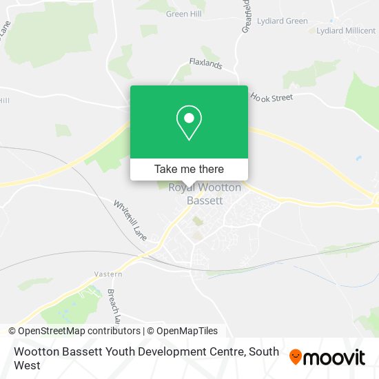 Wootton Bassett Youth Development Centre map