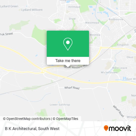 B K Architectural map
