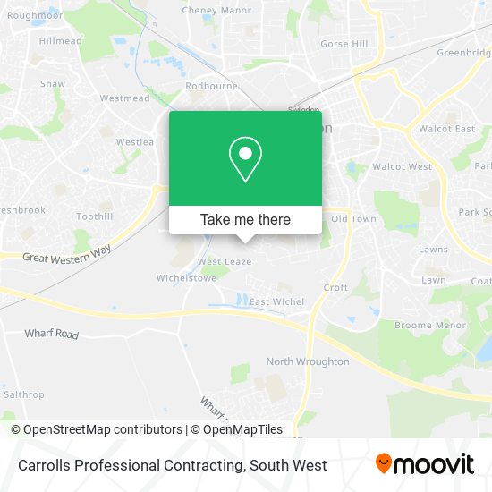 Carrolls Professional Contracting map