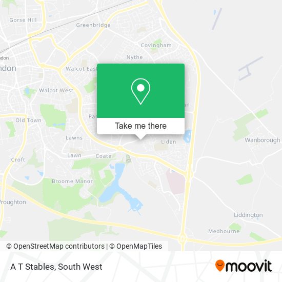 A T Stables map