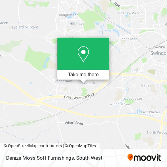 Denize Moss Soft Furnishings map