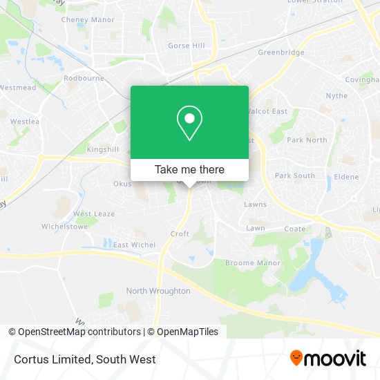 Cortus Limited map
