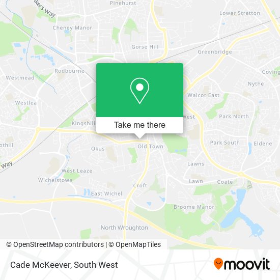 Cade McKeever map