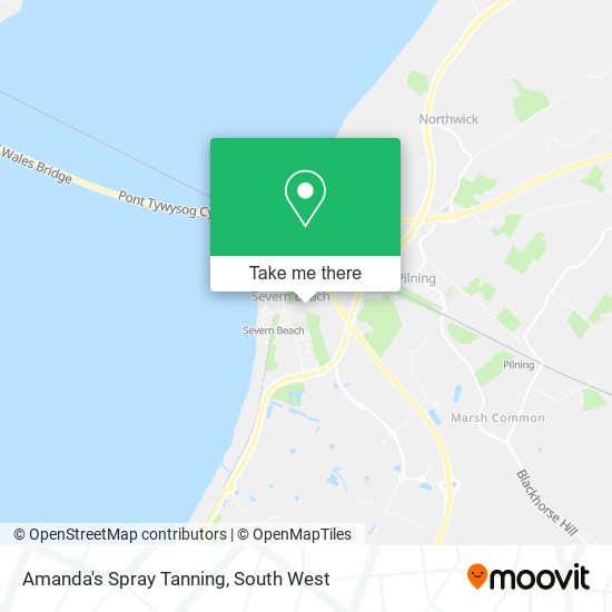 Amanda's Spray Tanning map