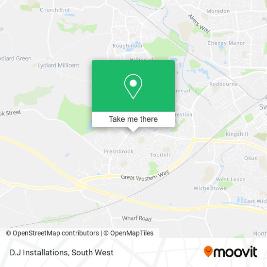 D.J Installations map