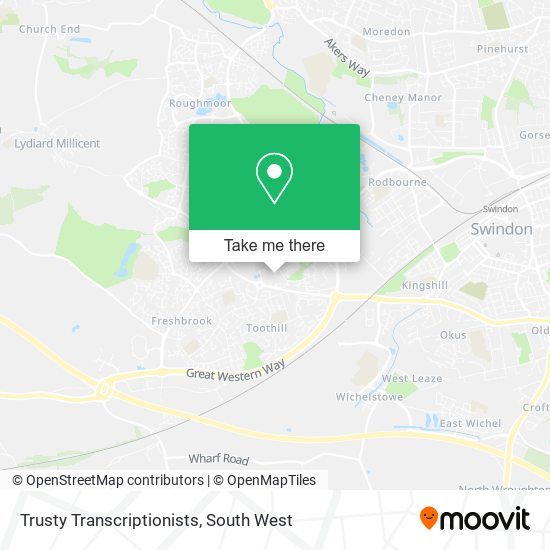 Trusty Transcriptionists map