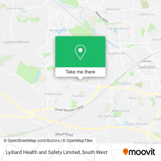 Lydiard Health and Safety Limited map