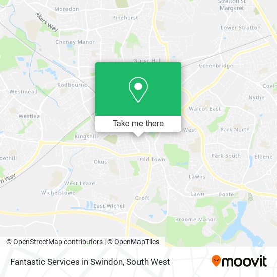 Fantastic Services in Swindon map