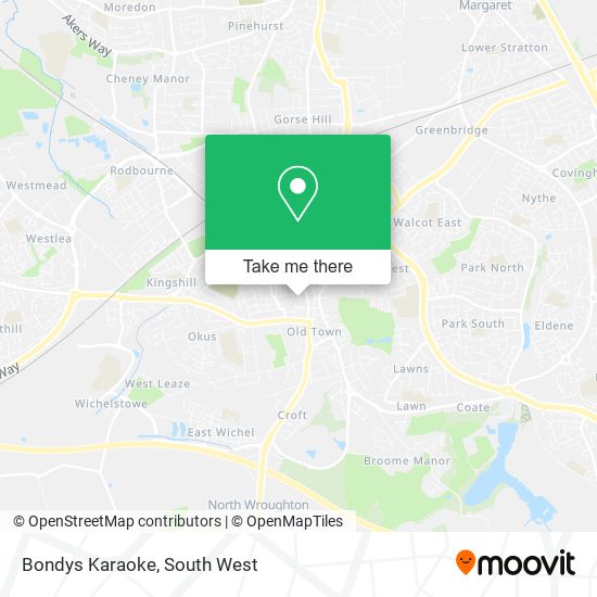 Bondys Karaoke map