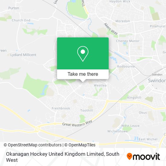 Okanagan Hockey United Kingdom Limited map