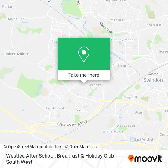 Westlea After School, Breakfast & Holiday Club map