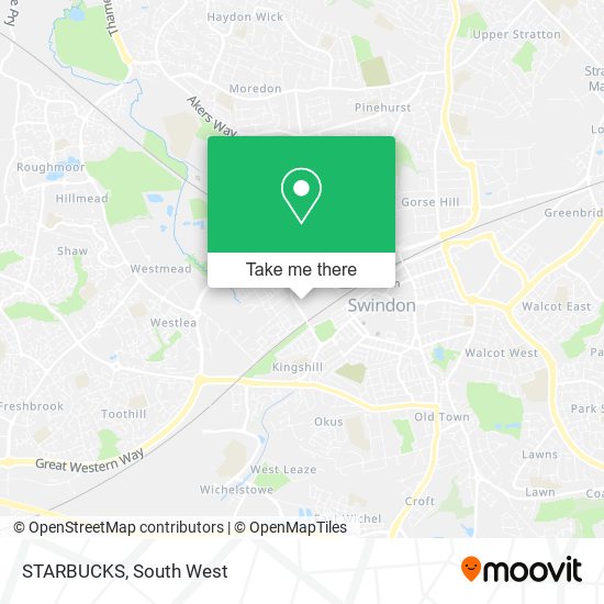 STARBUCKS map
